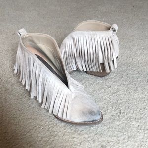 Coconuts Fringe Booties